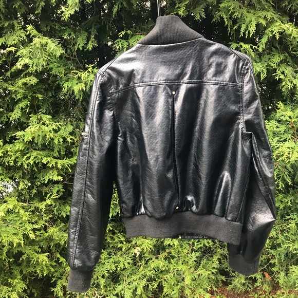Soho babe faux leather jacket-size L - Picture 2 of 3